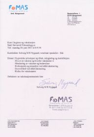 Certificate Norvacc